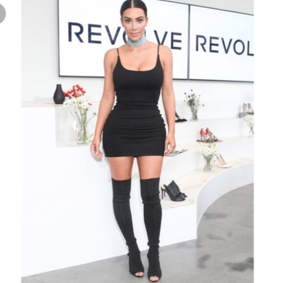 Missguided Over The Knee Open Toe Y2K Boots - Picture 1 of 6